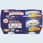 Promo Yaourts à la Grecque sur lit de fruits à 1,80 € dans le catalogue U Express à Saint-Romain-en-Gal