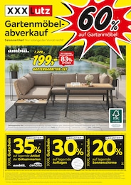 XXXLutz Möbelhäuser Prospekt: "Gartenmöbelabverkauf", 6 Seiten, 18.09.2025 - 05.10.2025