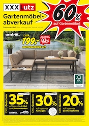 Aktueller XXXLutz Möbelhäuser Möbel & Einrichtung Prospekt in Waldhaus Grebe und Umgebung, "Gartenmöbelabverkauf" mit 6 Seiten, 18.09.2025 - 05.10.2025