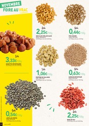 Promos Alimentation dans le catalogue "NOVEMBRE Foire au VRAC" de NaturéO Alimentation en promo dans le catalogue NaturéO à la page 2