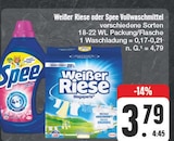 Aktuelle Farbe Angebote bei EDEKA in Leipzig Aktuelles Weiße Riese oder Spee Vollwaschmittel Angebot bei EDEKA in Leipzig ab 3,79 €