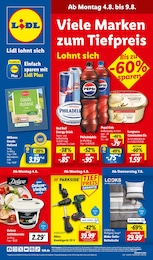 Lidl Prospekt für Sonnenhof mit 62} Seiten Lidl Prospekt für Sonnenhof: "LIDL LOHNT SICH", 62 Seiten, 04.08.2025 - 09.08.2025