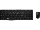 X1800S, Tastatur & Maus Set, kabellos, Schwarz von RAPOO im aktuellen MediaMarkt Saturn Prospekt für 9,99 €