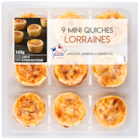 9 mini quiches Lorraines dans le catalogue Carrefour