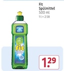 Spülmittel von Fit im aktuellen Rossmann Prospekt für 1,29 €