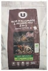 Bois allumage  2 en 1 30l - U en promo chez Hyper U Vitry-sur-Seine à 5,39 €