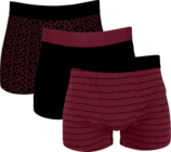 LOT DE 3 BOXERS HOMME INEXTENSO - IN EXTENSO en promo chez Auchan Hypermarché Poitiers à 9,99 €