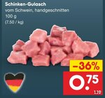 Schinken-Gulasch Angebote bei Netto Marken-Discount Görlitz für 0,75 €