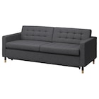 3er-Bettsofa Gunnared dunkelgrau/Holz Gunnared dunkelgrau/Holz Angebote von LANDSKRONA bei IKEA Gronau für 899,00 €