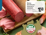 Westfälischer Dauerwurst-Aufschnitt Angebote von Metten bei REWE Menden für 1,50 €