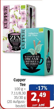 Tee bei BUDNI in Oldenburg Tee im Angebot bei BUDNI Oldenburg für 2,49 €
