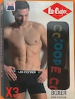 Lot de 3 boxers homme - Lee Cooper - Netto à Valence Lot de 3 boxers homme - Lee Cooper en promo chez Netto Valence à 6,99 €