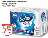 Aktuelles Pure Family Toilettenpapier Angebot bei GLOBUS in Duisburg ab 7,99 €