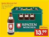 Spaten Münchner Hell Angebote bei Netto Marken-Discount Villingen-Schwenningen für 13,99 €