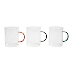 Promo Lot de 3 mugs anse colorée à 4,99 € dans le catalogue Carrefour à Sevran