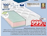 Kaltschaummatratze Messina ECS 300 von Ergo Dream im aktuellen Segmüller Prospekt für 999,00 €