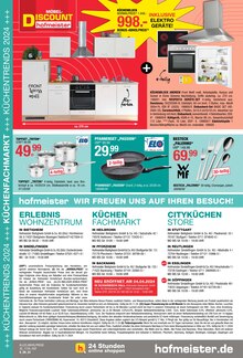 Pfanne im hofmeister Prospekt "hofmeister UNTERBIETET JEDEN KÜCHENPREIS!" mit 8 Seiten (Heilbronn)