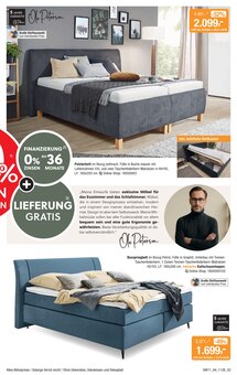 Bett im aktuellen Opti-Wohnwelt Prospekt (Bremerhaven) Bett im Opti-Wohnwelt Prospekt "Traumhaft Schlafen" mit 22 Seiten (Bremerhaven)