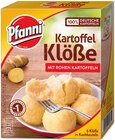 Kartoffel Klöße von Pfanni für 1,49 € bei Penny im Angebot Kartoffel Klöße von Pfanni im aktuellen Penny Prospekt