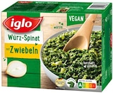 Blattspinat oder Würzspinat von Iglo im aktuellen REWE Prospekt