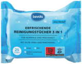 Erfrischende Reinigungstücher 3 in 1 bei Kaufland im Prospekt "" für 0,85 €