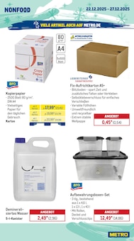 Wasser im METRO Prospekt "Wochenangebote SCO + Gewinnspiel + Markets" mit 29 Seiten (Berlin)