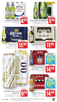 Bier im EDEKA Prospekt "Aktuelle Angebote" mit 43 Seiten (Mannheim)