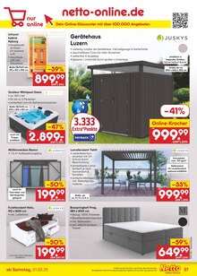 Bett im Netto Marken-Discount Prospekt "Aktuelle Angebote" mit 57 Seiten (Bochum)