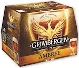 Biere Ambree 6,5° - GRIMBERGEN en promo chez Super U Dunkerque à 7,83 €