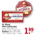 Käse Limburger oder Rubius von St. Mang im aktuellen EDEKA Prospekt