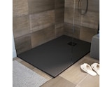 Promo Receveur de douche extra-plat résine rectangulaire 90x120cm noir "PIA" à 249,00 € dans le catalogue Brico Dépôt à Saint-Grégoire