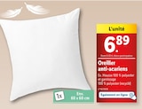 Oreiller anti-acariens en promo chez Lidl Pau à 6,89 €