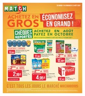 Promos Lessive dans le catalogue "ACHETEZ EN GROS ÉCONOMISEZ EN GRAND !" de Supermarchés Match Lessive en promo dans le catalogue Supermarchés Match à la page 1