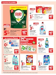 Prix et réduction Tablettes lave-Vaisselle dans le prospectus Auchan Supermarché en cours Offre Tablettes lave-Vaisselle dans le catalogue Auchan Supermarché du moment à la page 30