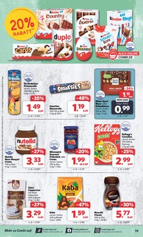 Nutella im combi Prospekt "Markt - Angebote" mit 24 Seiten (Osnabrück)