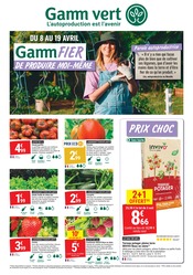 Prospectus Jardineries & Animaleries Gamm vert en cours à Marzy et alentours, "Gamm FIER DE PRODUIRE MOI-MÊME", 4 pages, 08/04/2026 - 19/04/2026 Catalogue Jardineries & Animaleries Gamm vert en cours à Marzy et alentours, "Gamm FIER DE PRODUIRE MOI-MÊME", 4 pages, 08/04/2026 - 19/04/2026