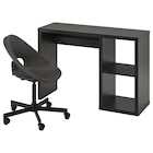 Schreibtisch und Stuhl schwarzbraun/dunkelgrau schwarz im Angebot bei IKEA in Wolfenbüttel Schreibtisch und Stuhl schwarzbraun/dunkelgrau schwarz Angebote von KALLAX / ELDBERGET bei IKEA Wolfenbüttel für 99,98 €