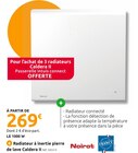 Promo Radiateur à inertie pierre de lave Caldera II à 269,00 € dans le catalogue Mr. Bricolage à Saint-Vincent