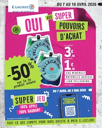 Prospectus E.Leclerc à Aregno, "OUI AUX SUPERS POUVOIRS D'ACHAT", 44 pages, 07/04/2026 - 18/04/2026