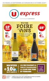 Catalogue U Express "Votre foire aux vins" à Orvault et alentours, 10 pages, 24/09/2024 - 06/10/2024