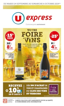 Prospectus U Express en cours, "Votre foire aux vins", page 1 sur 10