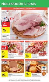 Promos Jambon cuit dans le catalogue "VOS PETITS PRIX DU QUOTIDIEN" de Carrefour à la page 29