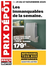 Prospectus Brico Dépôt à Nancy, "Les immanquables de la semaine", 1 page, 21/11/2024 - 27/11/2024