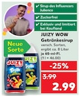 WOW Getränkesirup Angebote von Juizy bei Kaufland Erkrath für 2,99 €