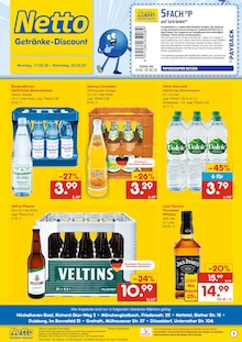 Veltins im Netto Marken-Discount Prospekt "DER ORT, AN DEM DU IMMER AUSGEZEICHNETE PREISE FINDEST." mit 2 Seiten (Mönchengladbach)