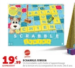 Scrabble junior - MATTEL dans le catalogue Super U