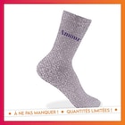 Chaussettes paillettes a message - B&M à Toulon Chaussettes paillettes a message en promo chez B&M Toulon à 2,98 €