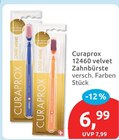 12460 velvet Zahnbürste blau von Curaprox im aktuellen budni Prospekt