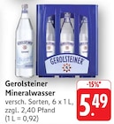 Mineralwasser Angebote von Gerolsteiner bei E center Neustadt für 5,49 €