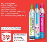 CO₂-Tauschzylinder Grün Angebote von Sodastream bei GLOBUS Weimar für 3,99 €